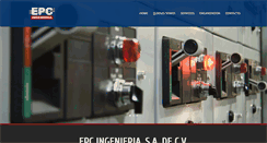 Desktop Screenshot of epcingenieria.com